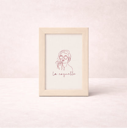 Test La coquette et son rouge à lèvres