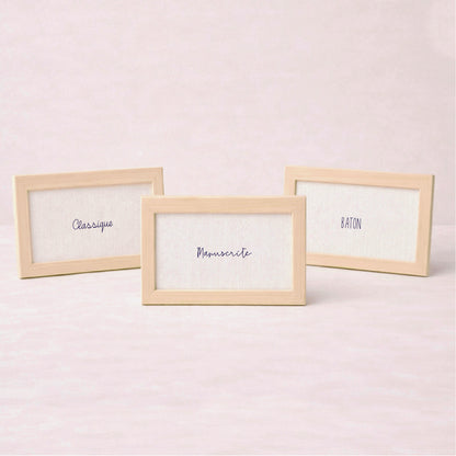 Test Le petit cadre en bois