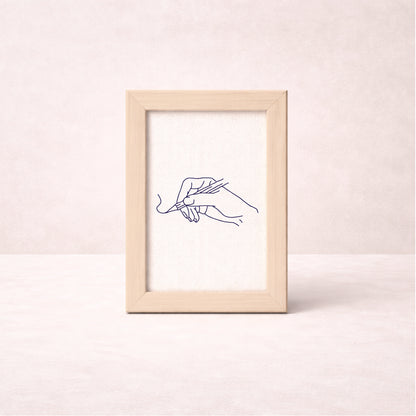 Test Le petit cadre en bois