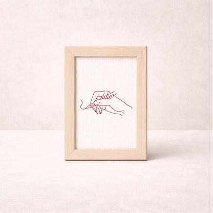 Test Le petit cadre en bois