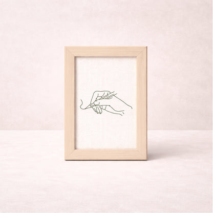 Test Le petit cadre en bois