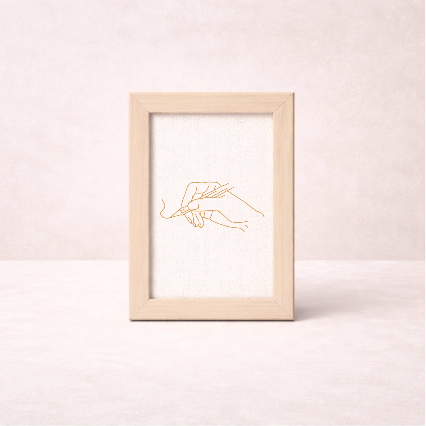 Test Le petit cadre en bois