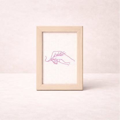 Test Le petit cadre en bois