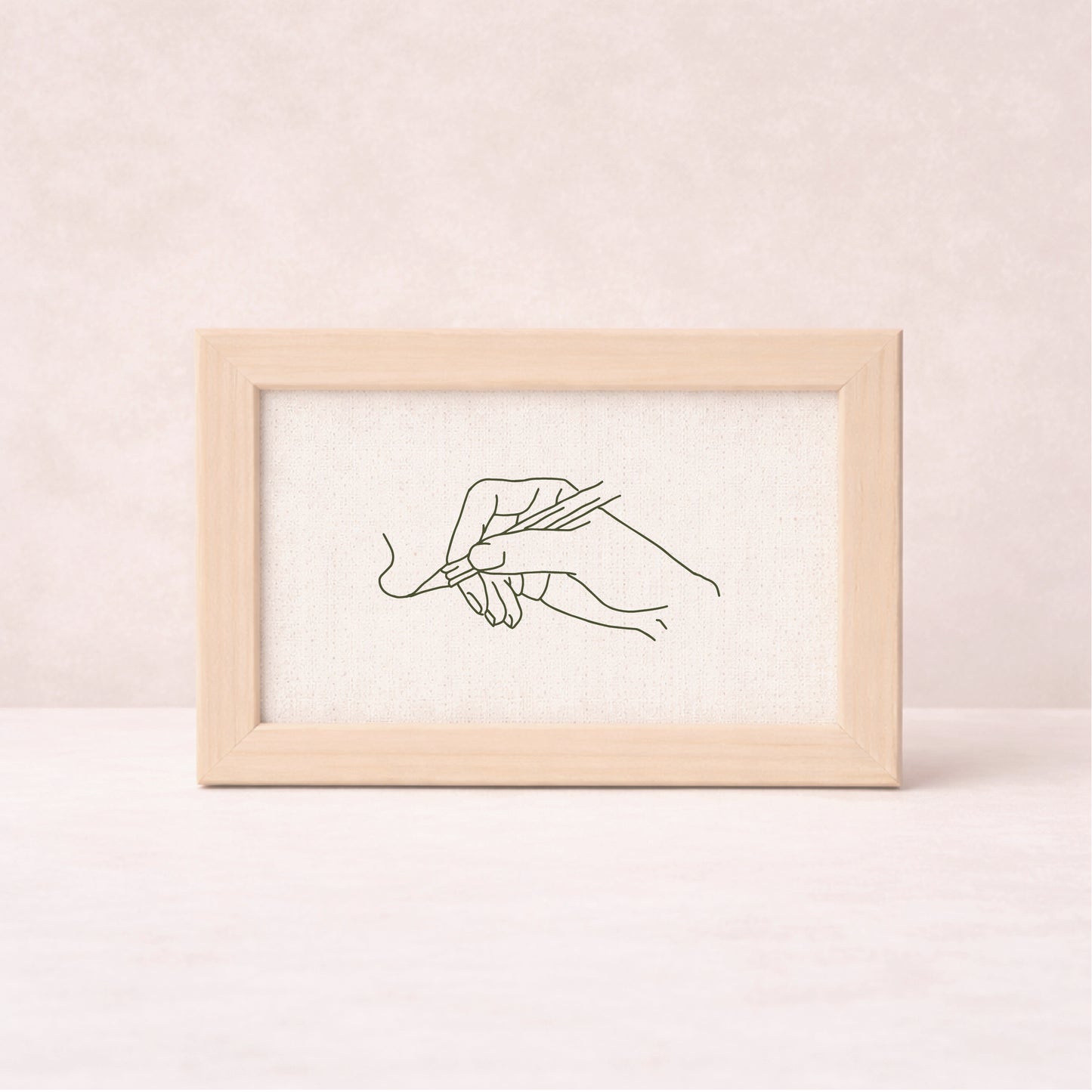 Test Le petit cadre en bois