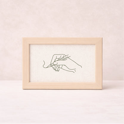 Test Le petit cadre en bois