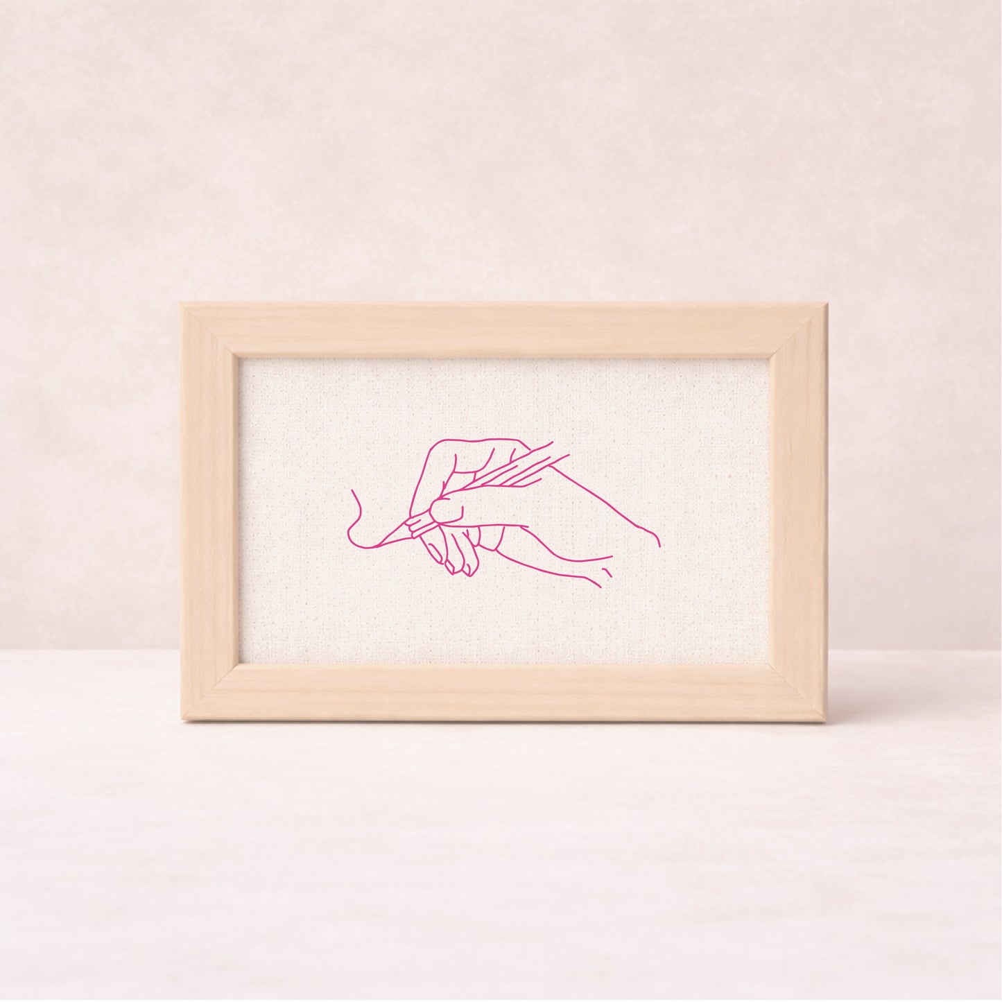 Test Le petit cadre en bois