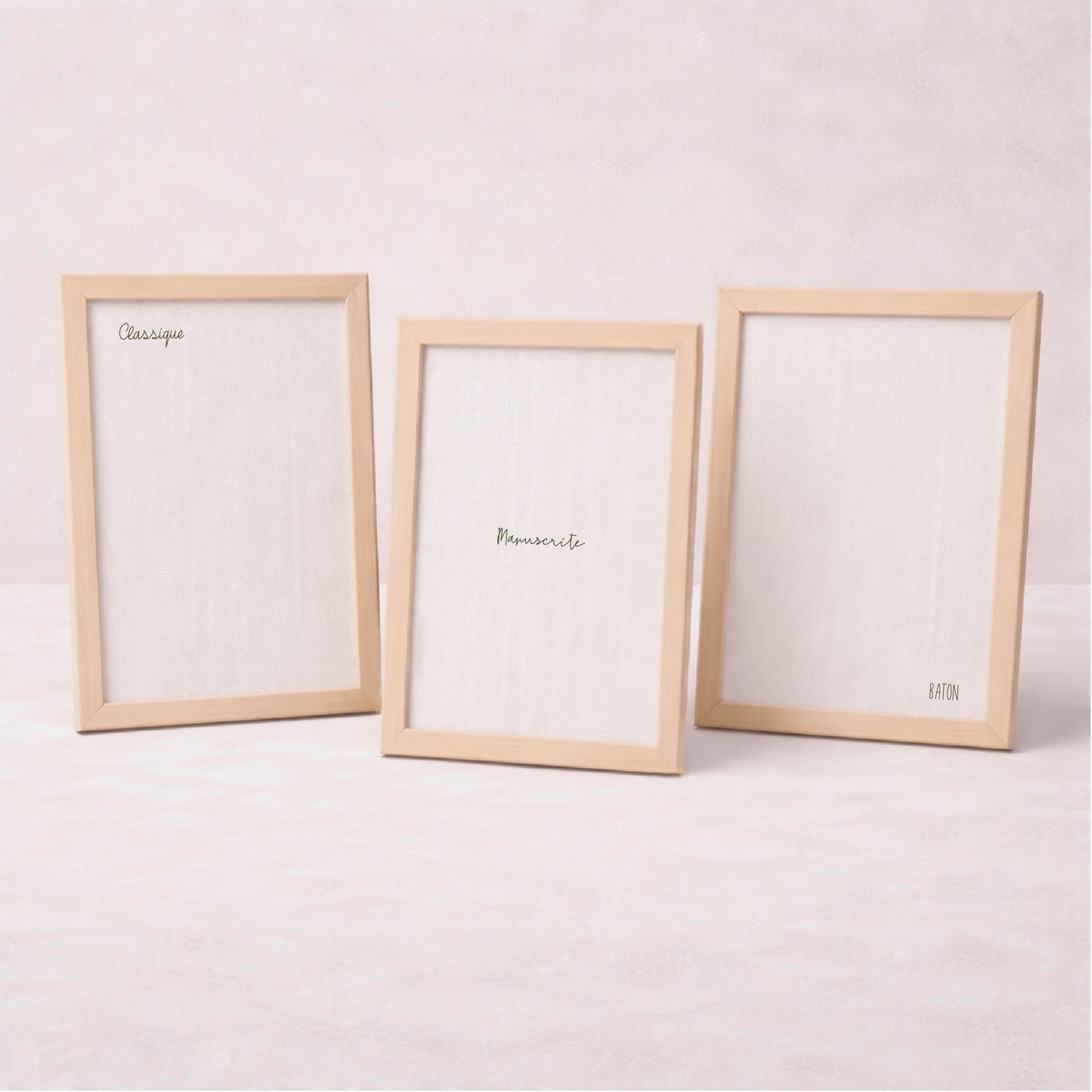 Test Le grand cadre en bois