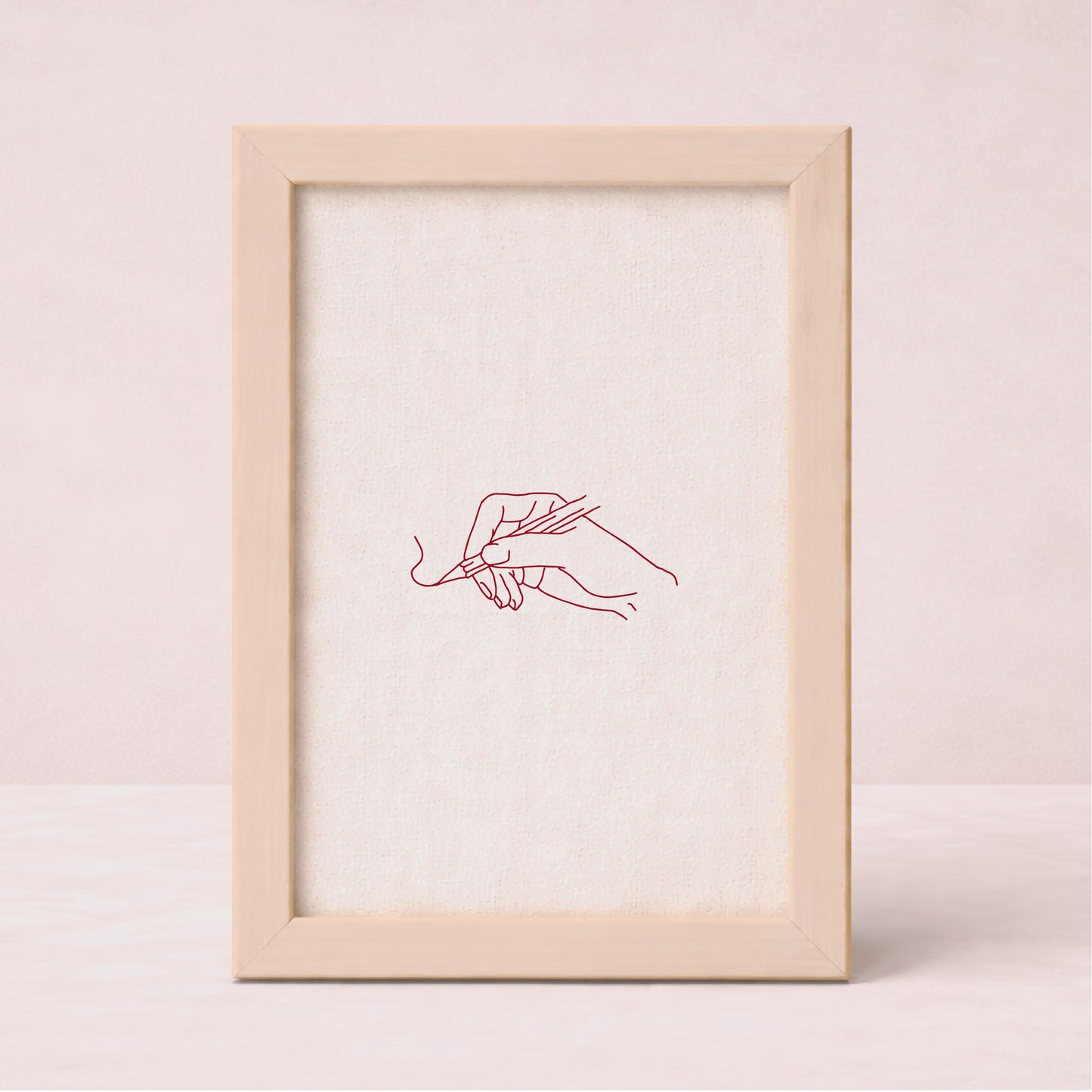 Test Le grand cadre en bois