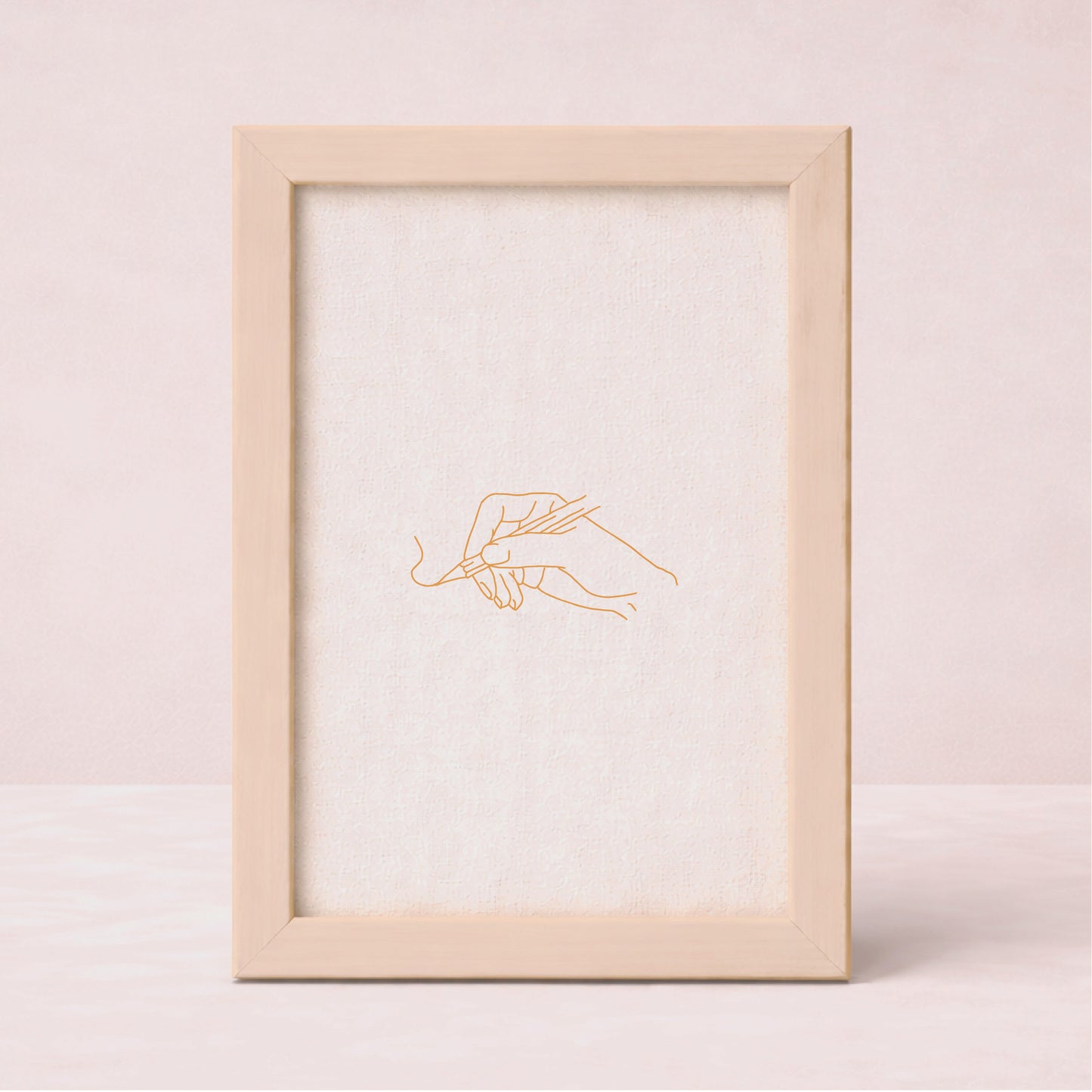 Test Le grand cadre en bois