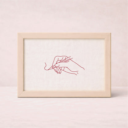 Test Le grand cadre en bois