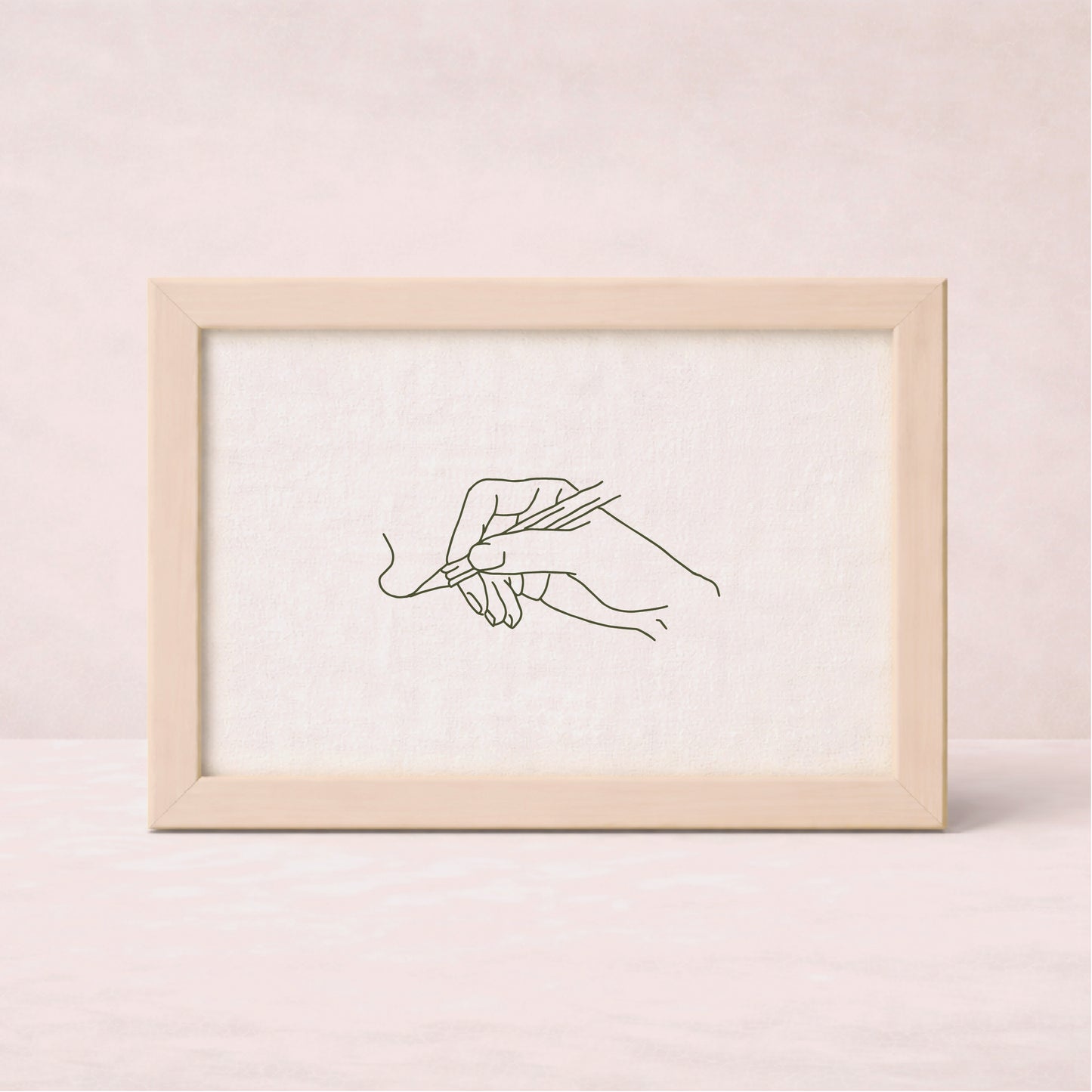 Test Le grand cadre en bois