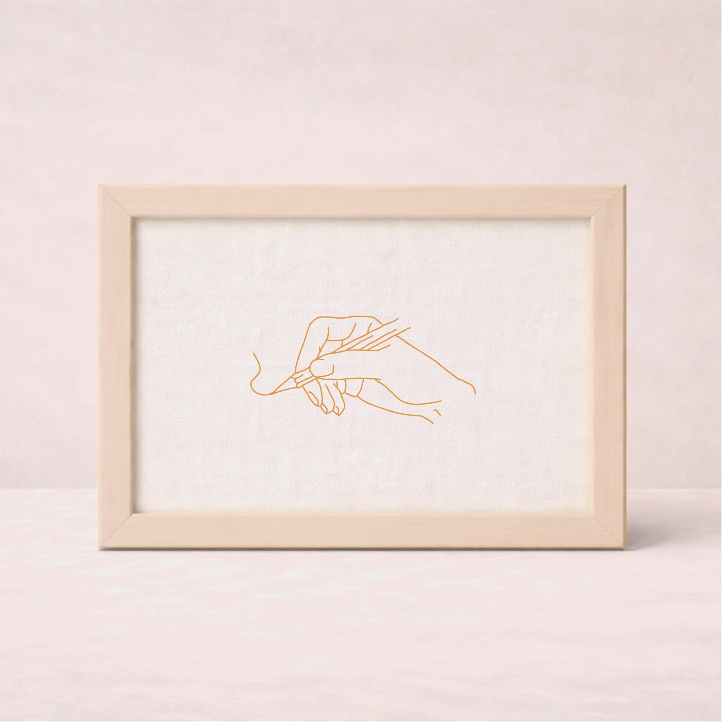 Test Le grand cadre en bois