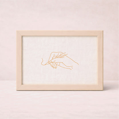 Test Le grand cadre en bois