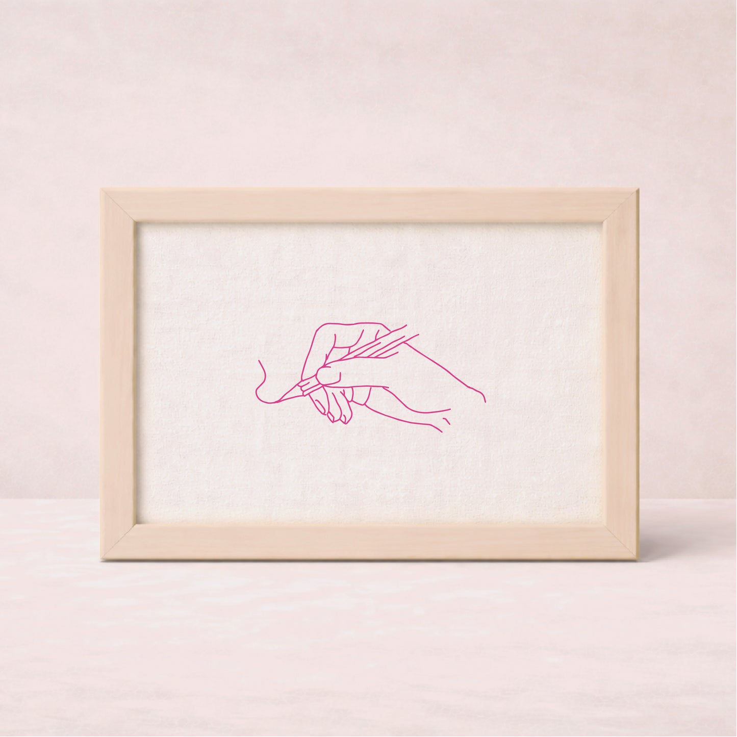 Test Le grand cadre en bois