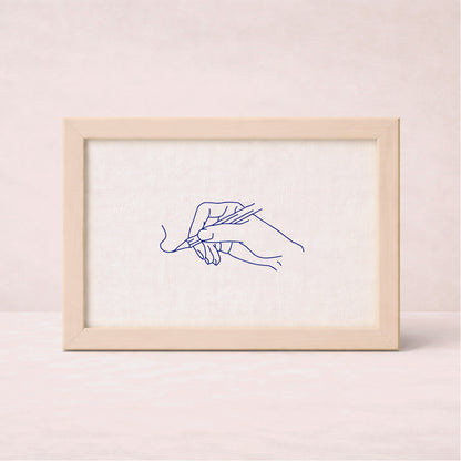 Test Le grand cadre en bois