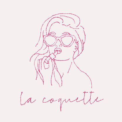 Test La coquette et son rouge à lèvres