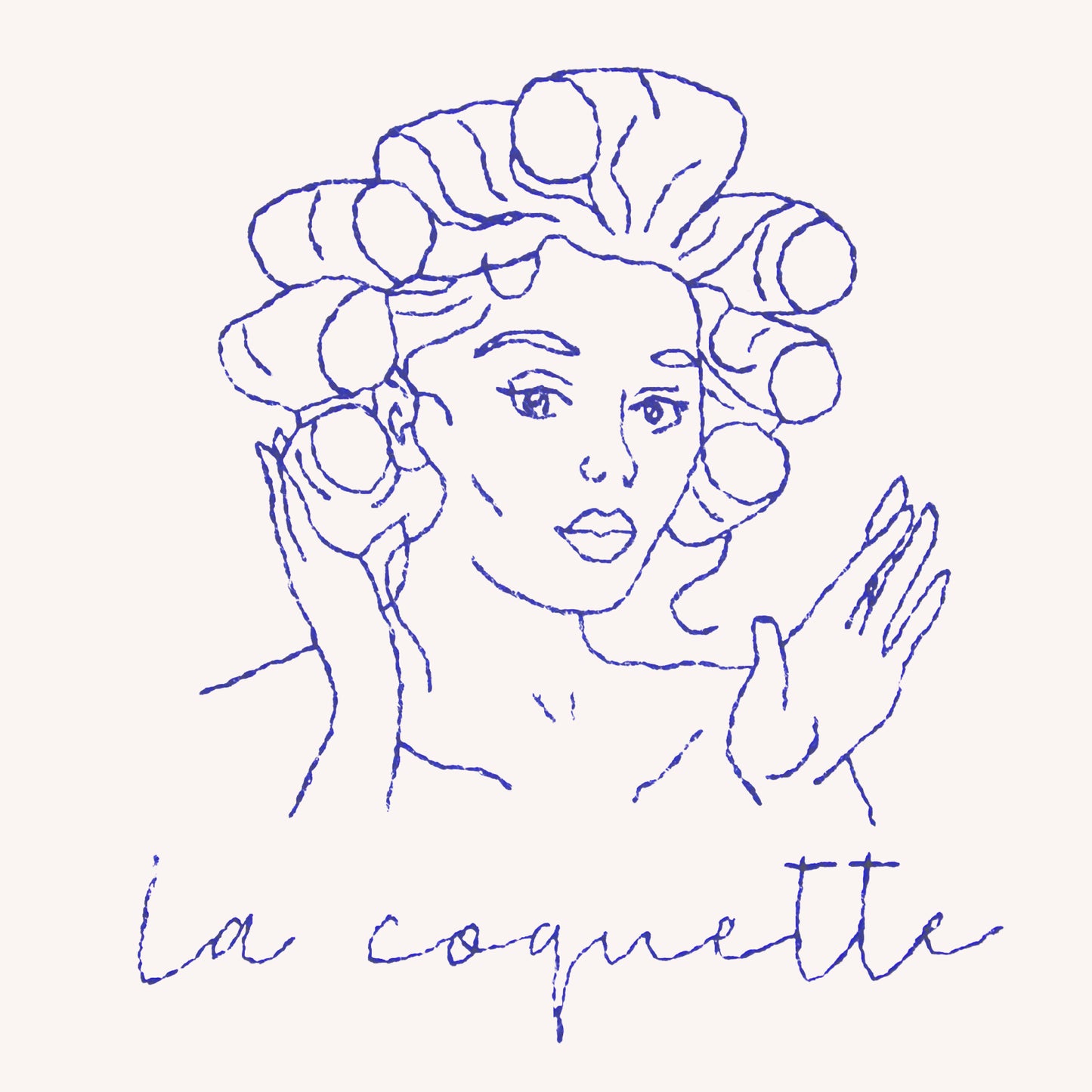 La coquette et ses bigoudis