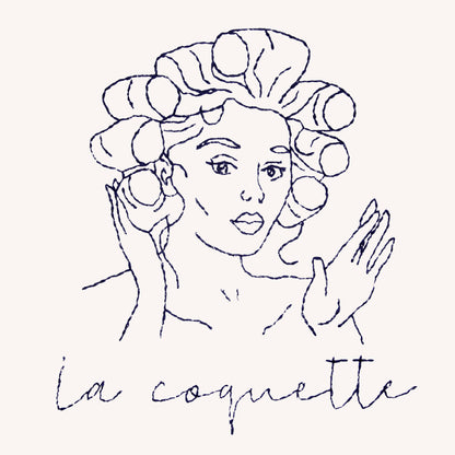 La coquette et ses bigoudis