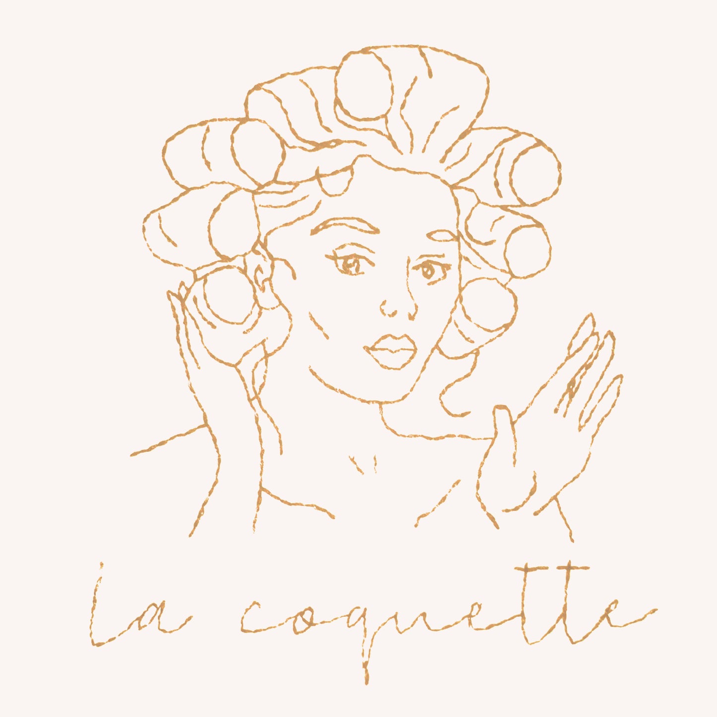 La coquette et ses bigoudis