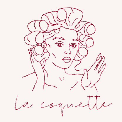La coquette et ses bigoudis