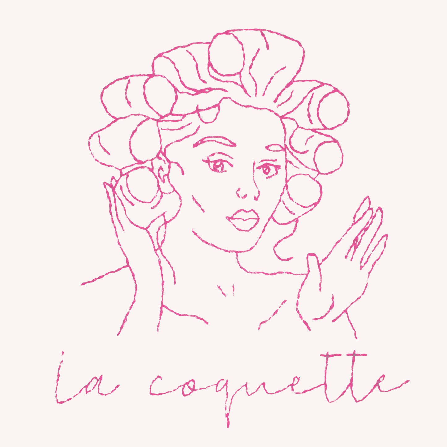 La coquette et ses bigoudis