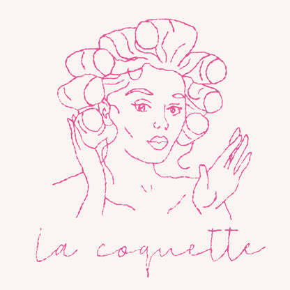 La coquette et ses bigoudis