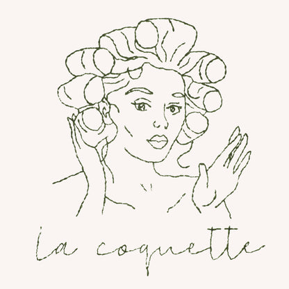 La coquette et ses bigoudis