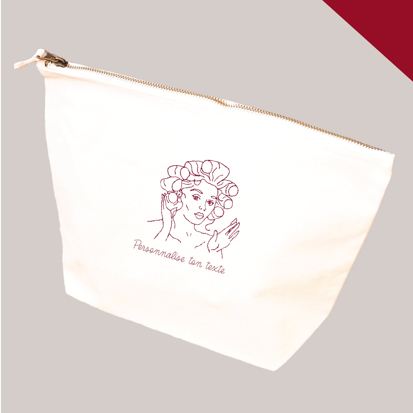 Personnalise la coquette et ses bigoudis