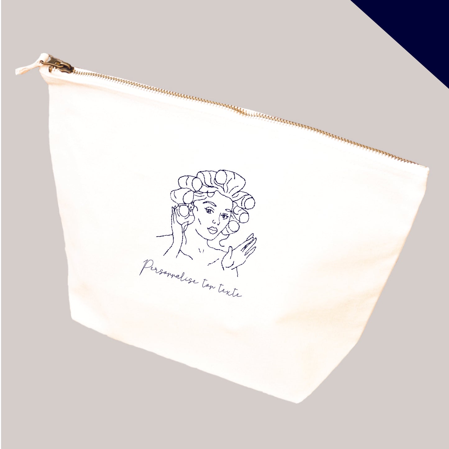 Personnalise la coquette et ses bigoudis