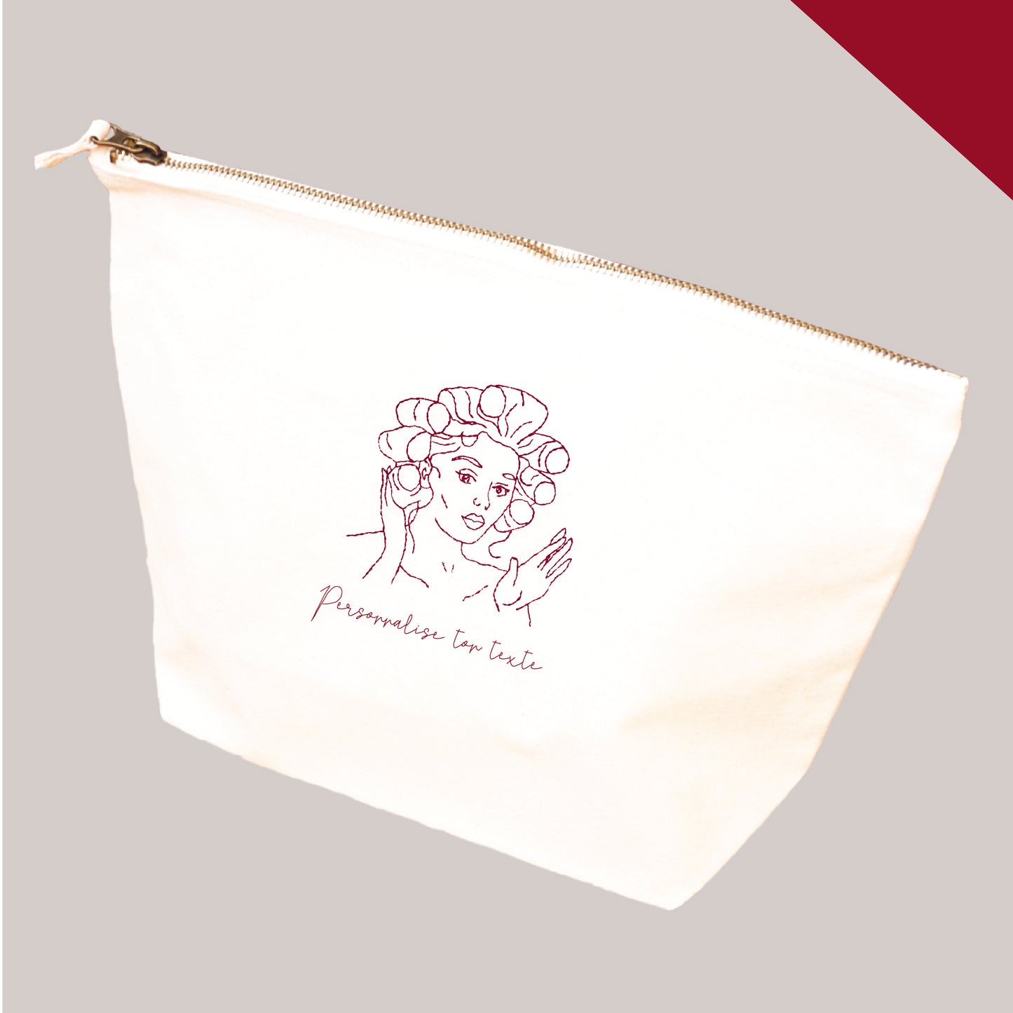 Personnalise la coquette et ses bigoudis