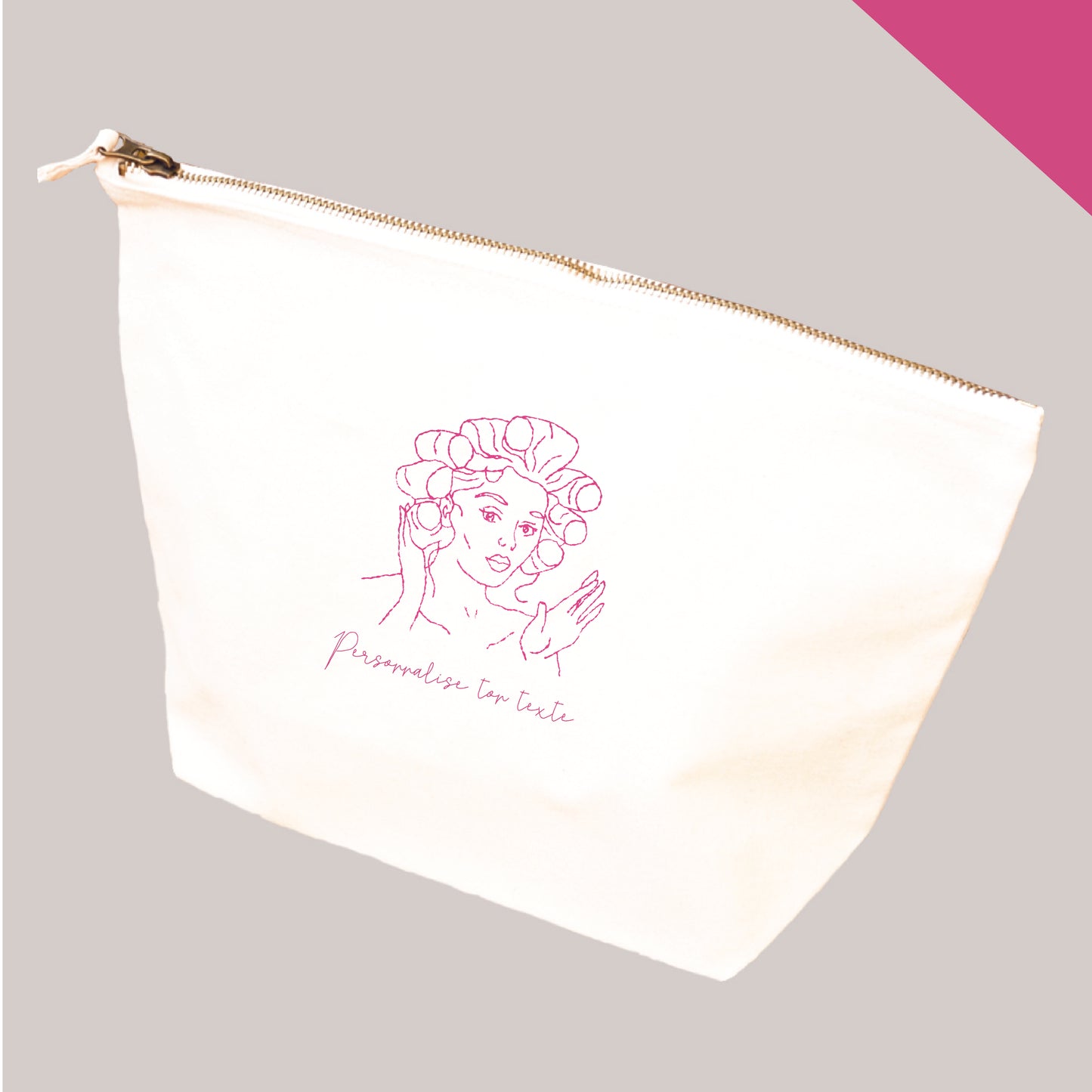 Personnalise la coquette et ses bigoudis