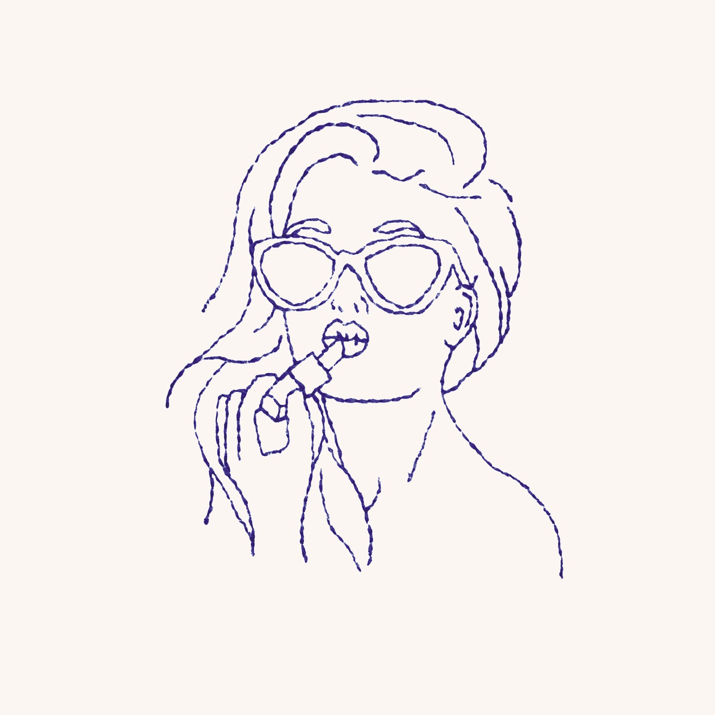 Personnalise la coquette et son rouge à lèvres