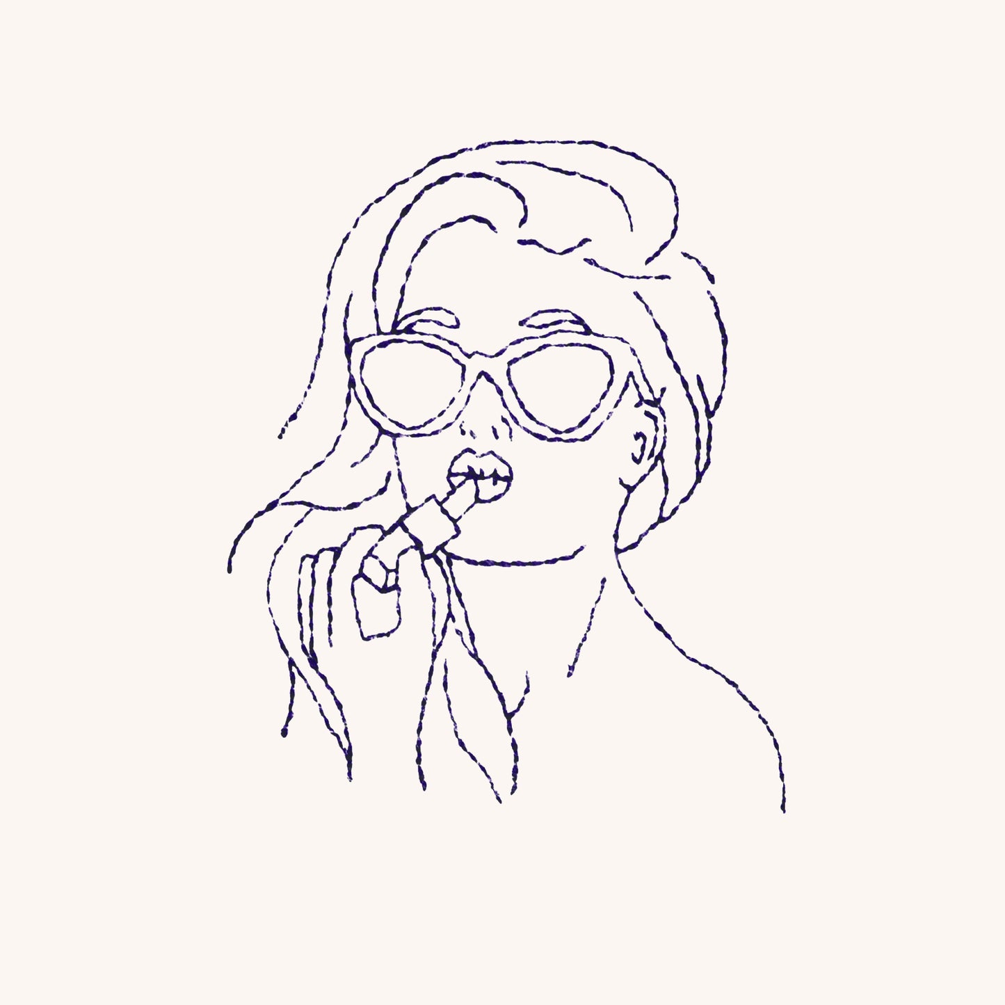 Personnalise la coquette et son rouge à lèvres